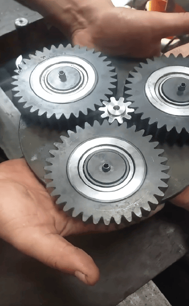 Mecanizado de piñón industrial